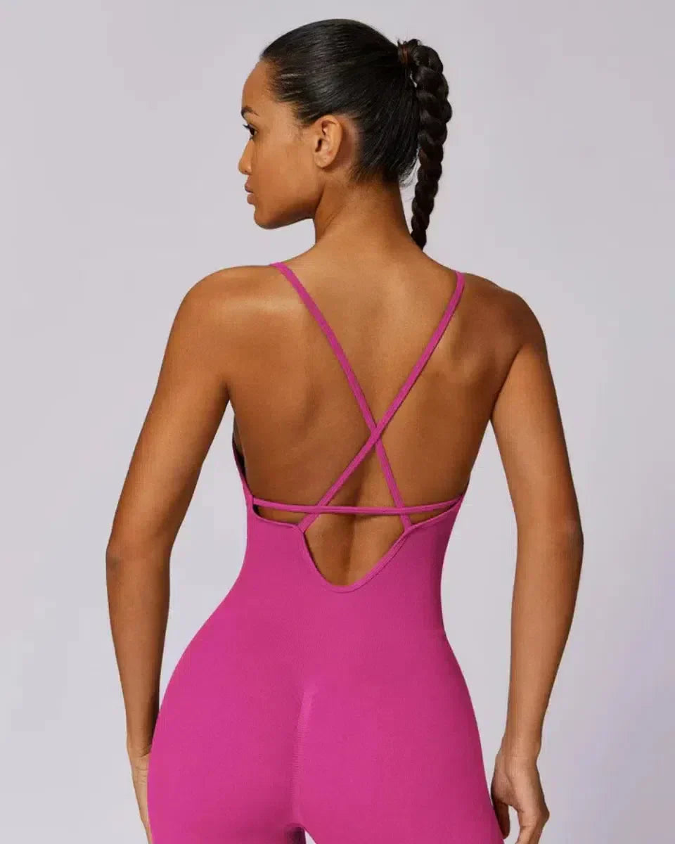Solara – V-hals – Modern sportjumpsuit