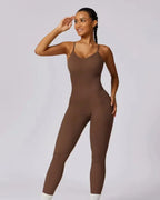 Solara – V-hals – Modern sportjumpsuit