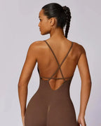 Solara – V-hals – Modern sportjumpsuit