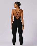 Solara – V-hals – Modern sportjumpsuit