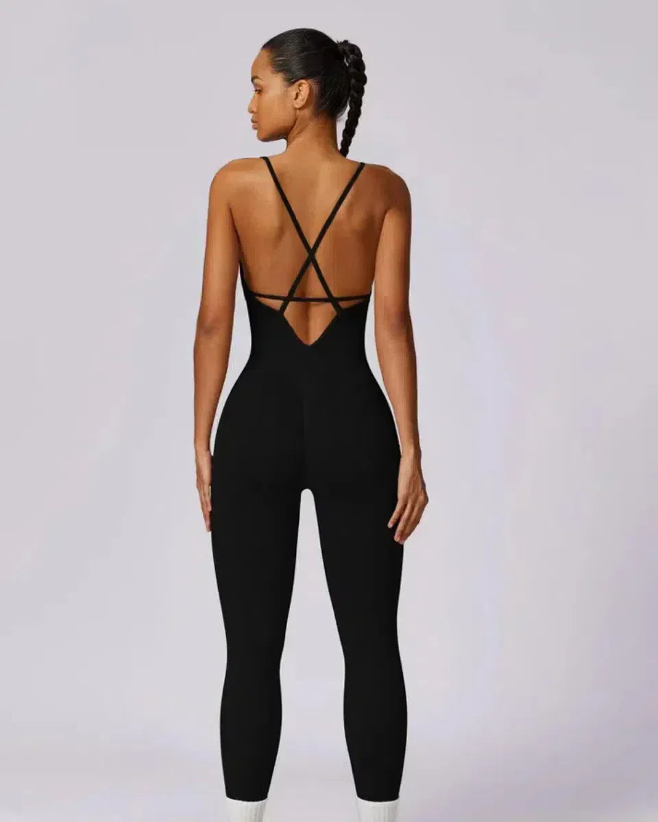 Solara – V-hals – Modern sportjumpsuit