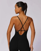 Solara – V-hals – Modern sportjumpsuit