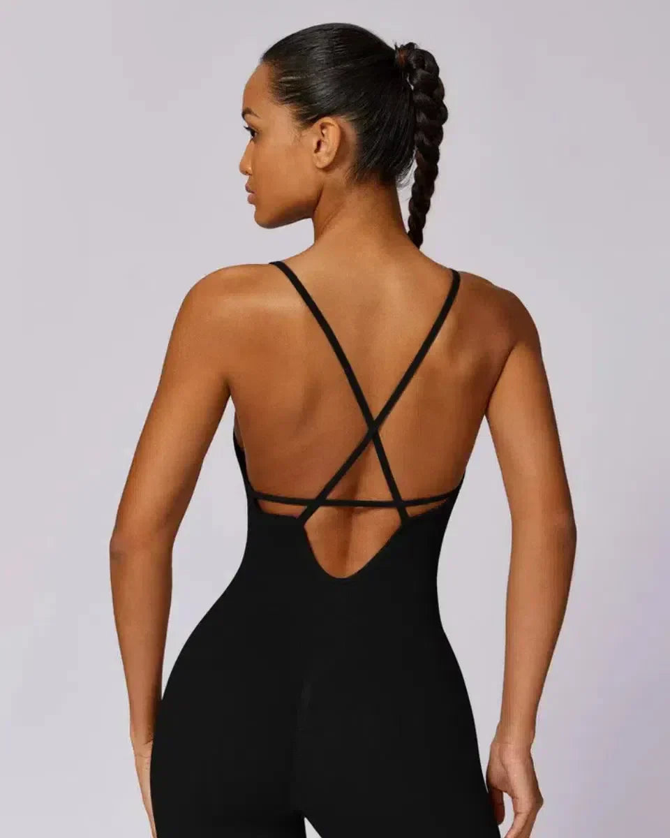 Solara – V-hals – Modern sportjumpsuit