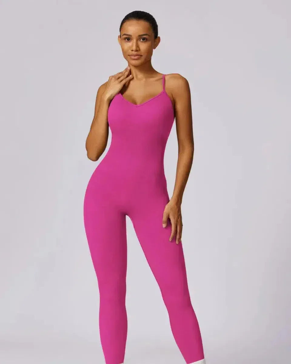 Solara – V-hals – Modern sportjumpsuit