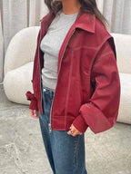 Valentina – Glanzend vegan – Bomberjack