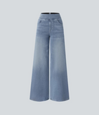 Verenza – High waist comfort – Wide leg jeans