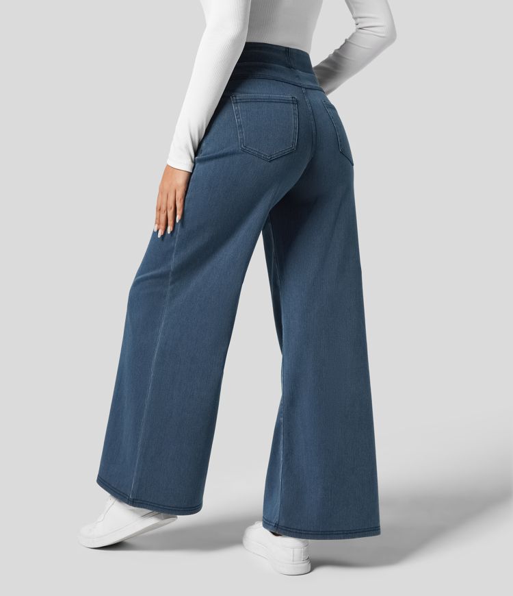 Verenza – High waist comfort – Wide leg jeans