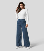 Verenza – High waist comfort – Wide leg jeans