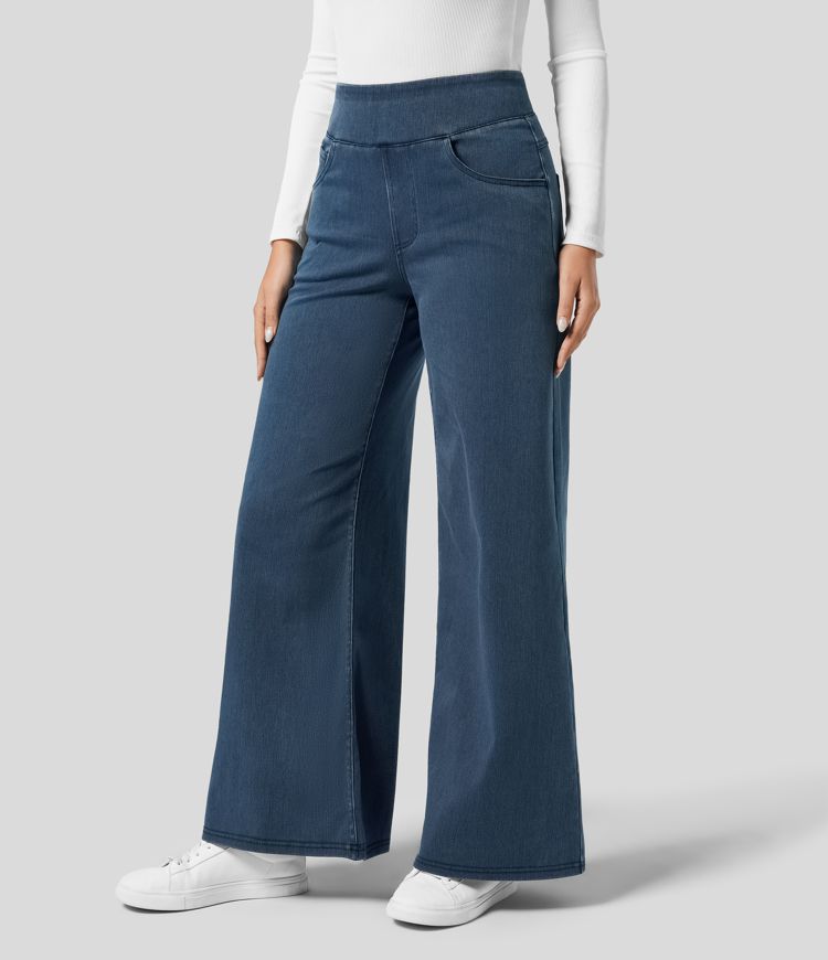 Verenza – High waist comfort – Wide leg jeans