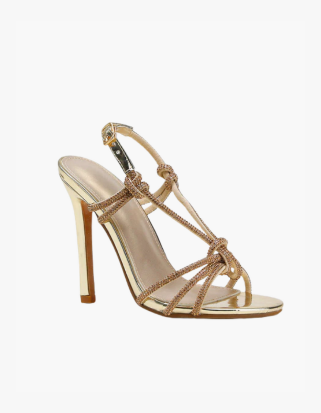 Zélie – Sparkling design – Rhinestone multi-strap heels