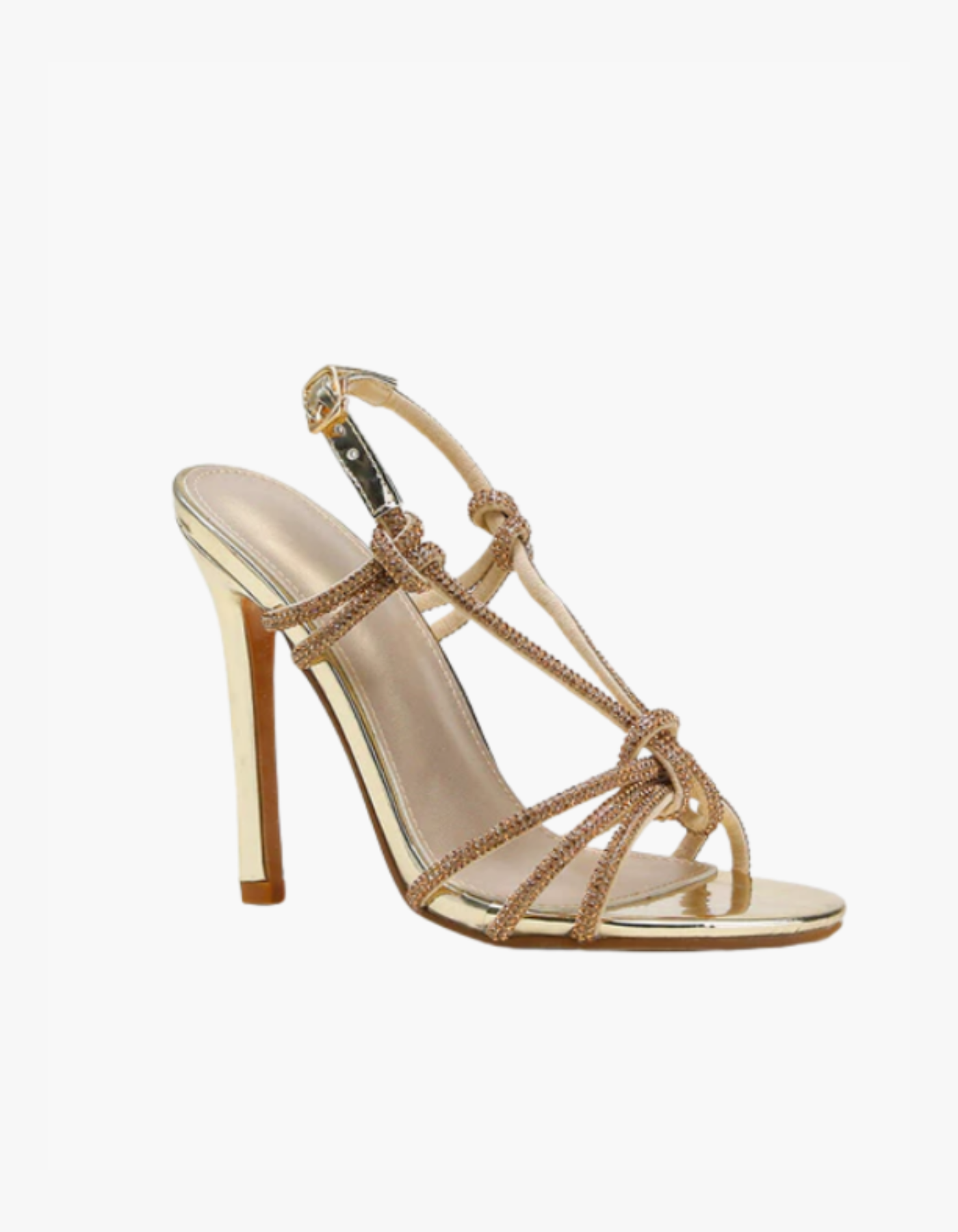 Zélie – Sparkling design – Rhinestone multi-strap heels