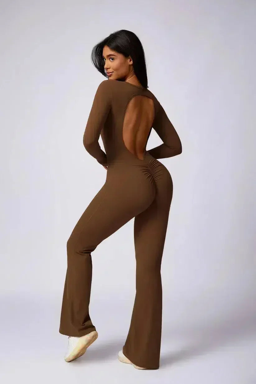 Zorina – Ronde hals – Naadloos sportjumpsuit